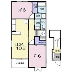 アルバ浦上台の物件間取画像